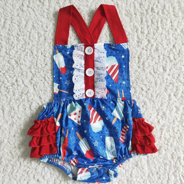 SR0015 Newborn   Infant Baby Girls Romber