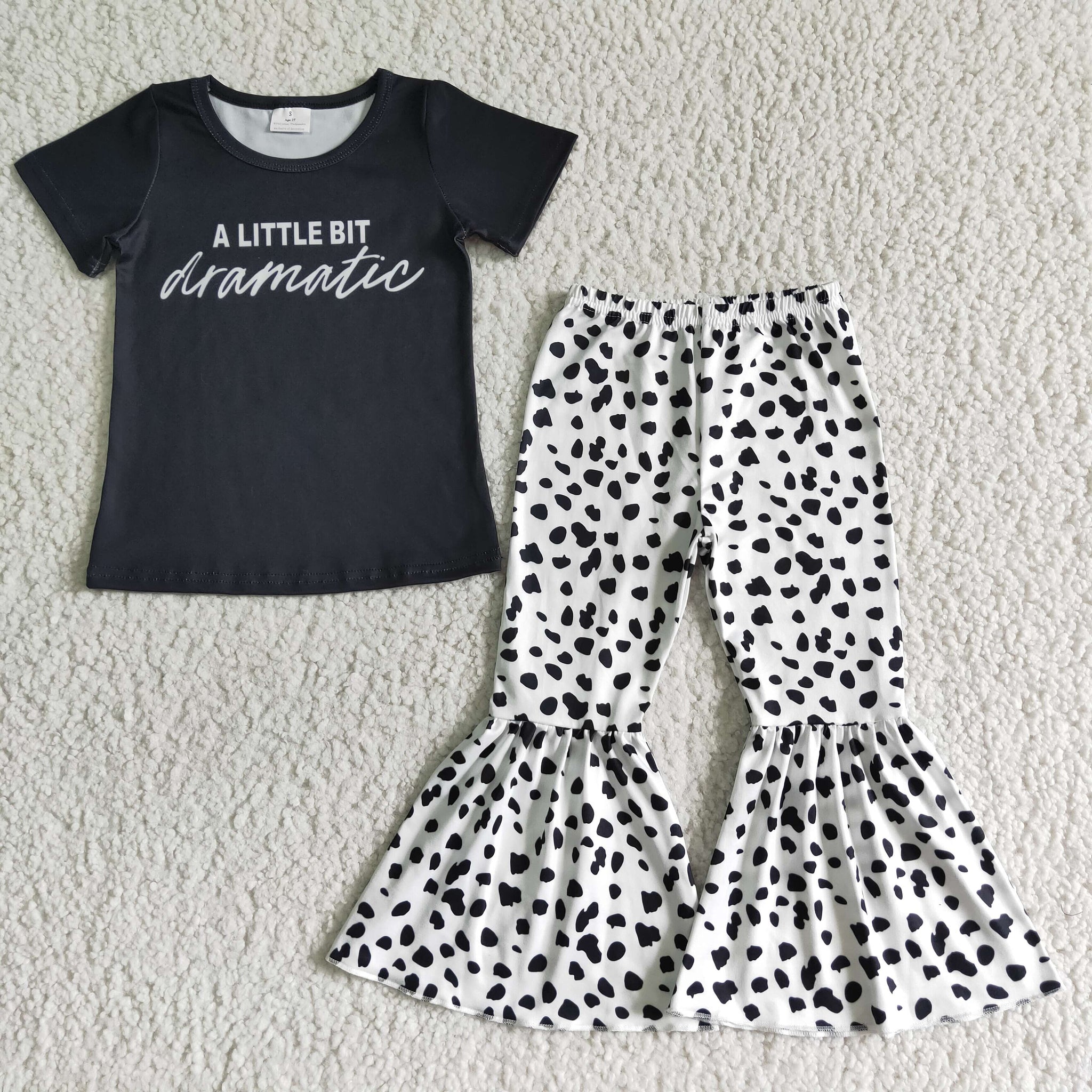 D11-1 Baby Short Sleeve and Bell Bottoms Pants Sets