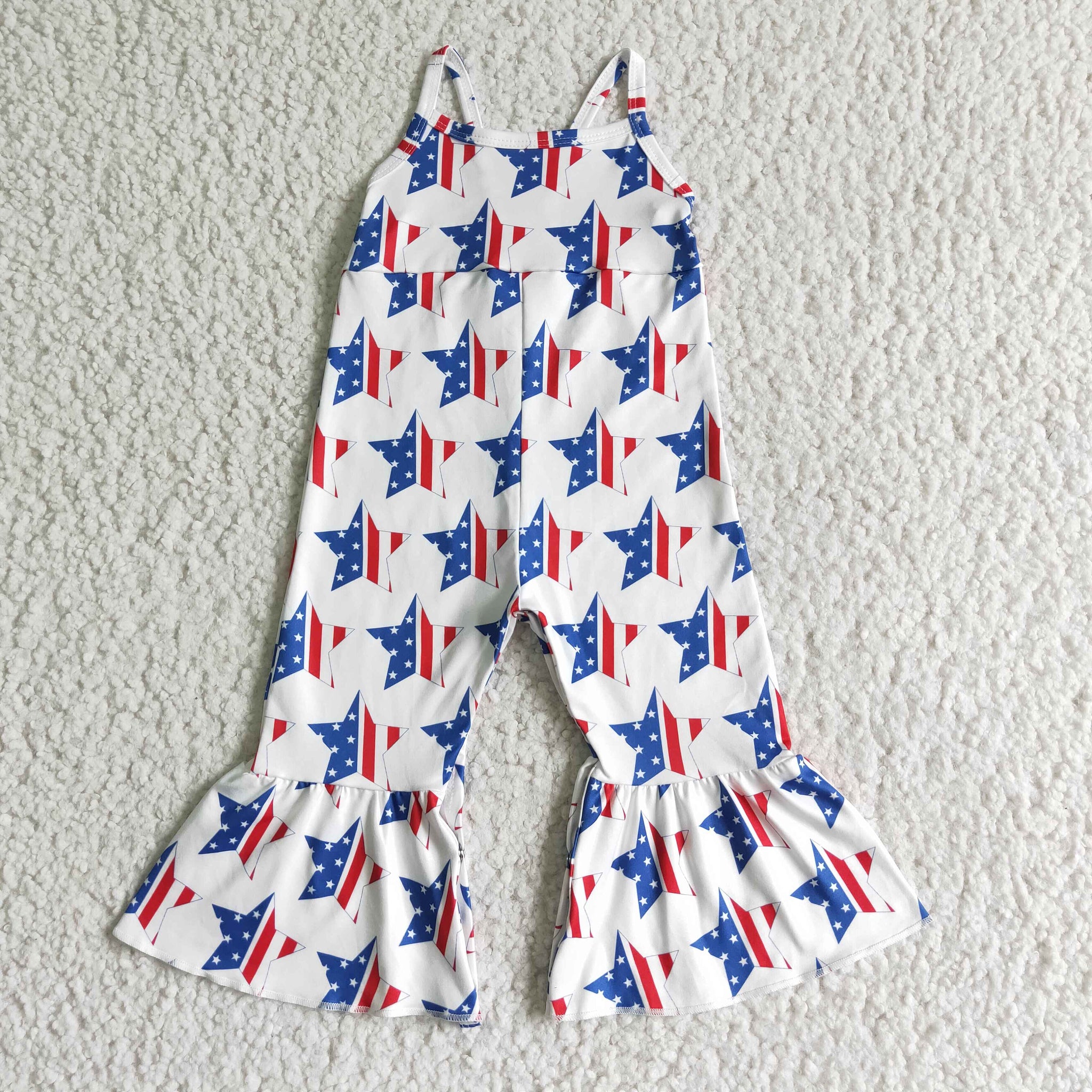 SR0057 4th July Baby Summer  Infant romber