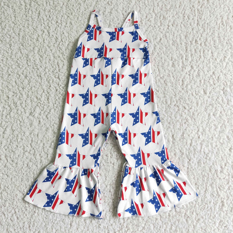 SR0057 4th July Baby Summer  Infant romber