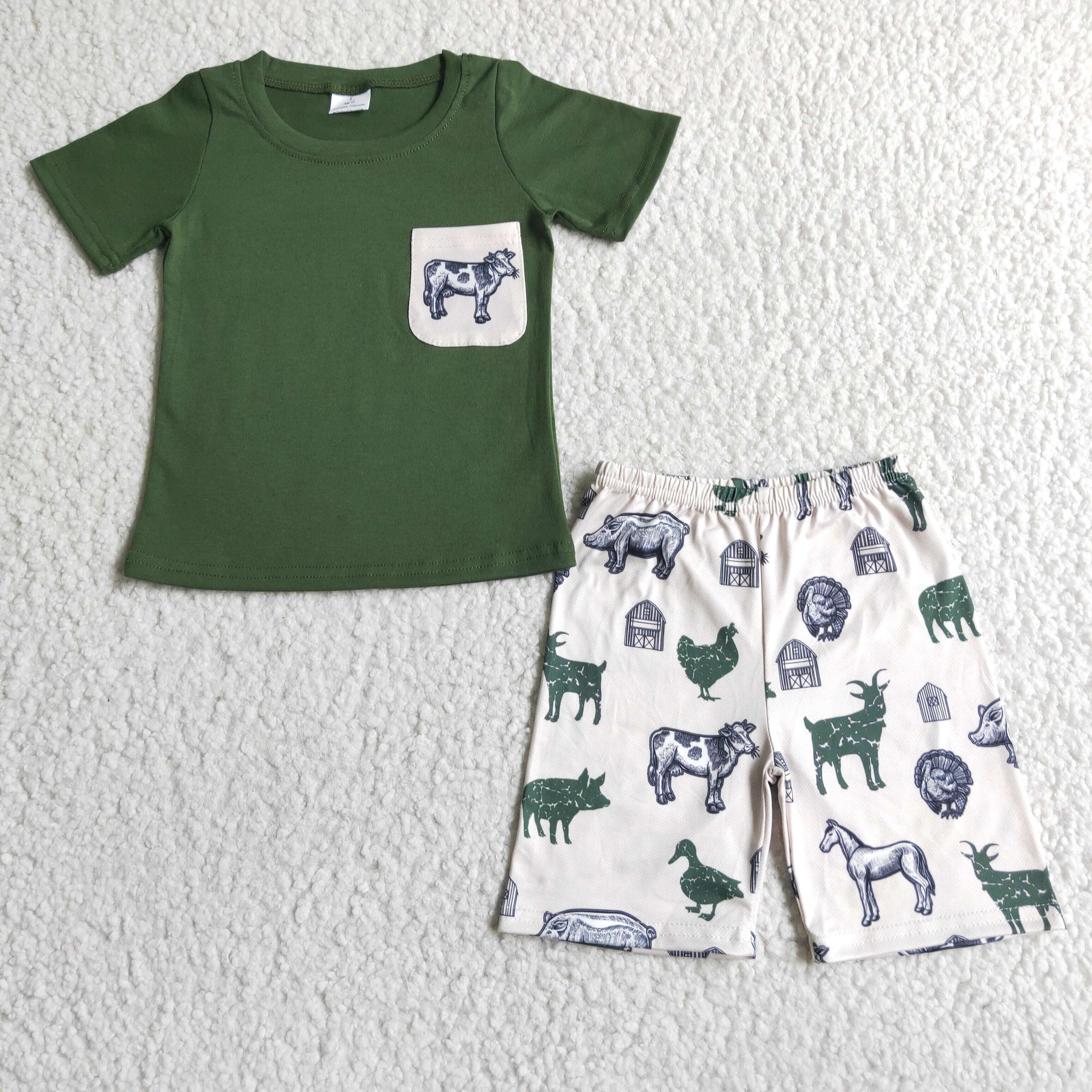 BSSO0046 Baby Boys  Summer Shorts Sets