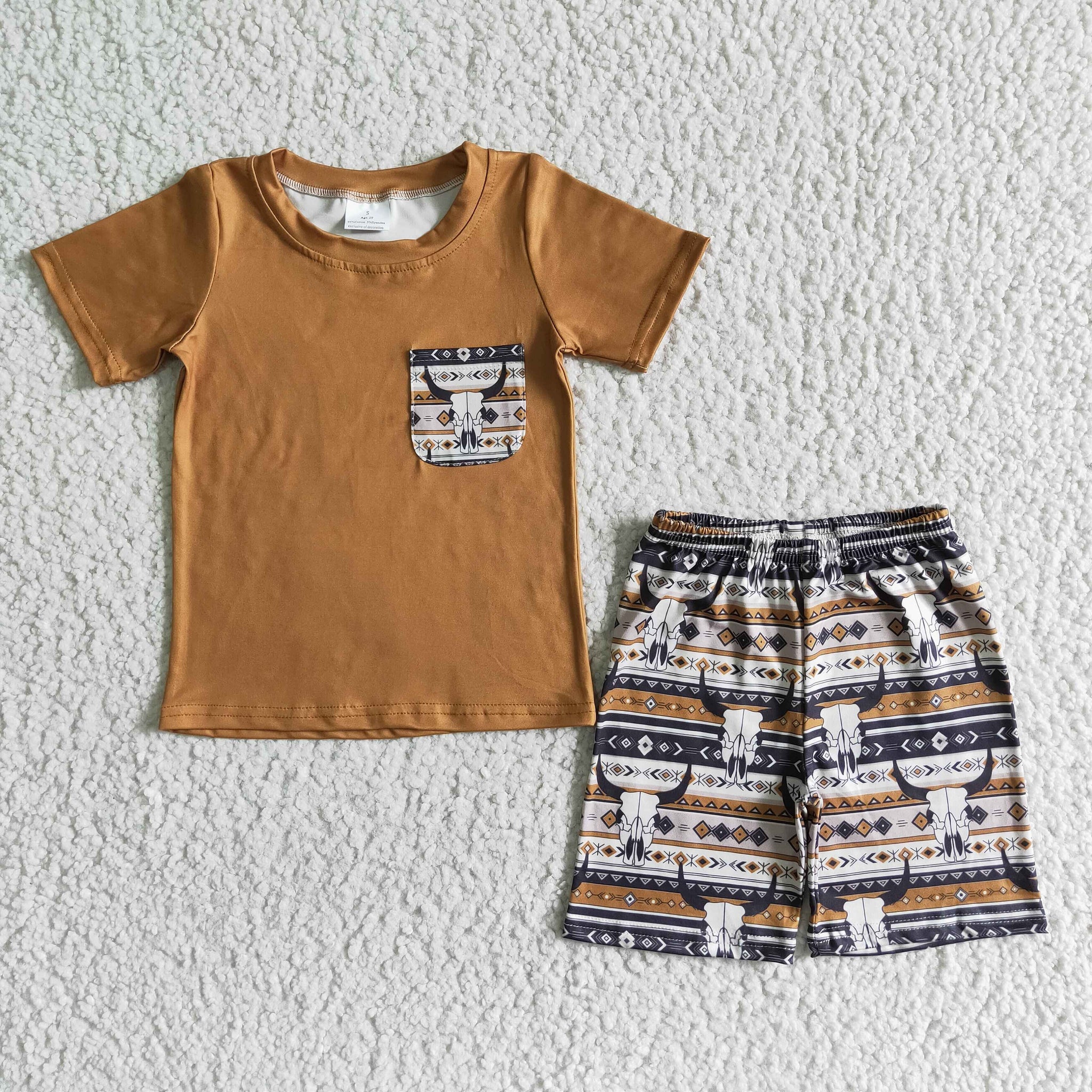 BSSO0073 Baby Boys  Summer Shorts Sets