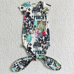 NB0008 Punchy Baby girls gown for sleepwear