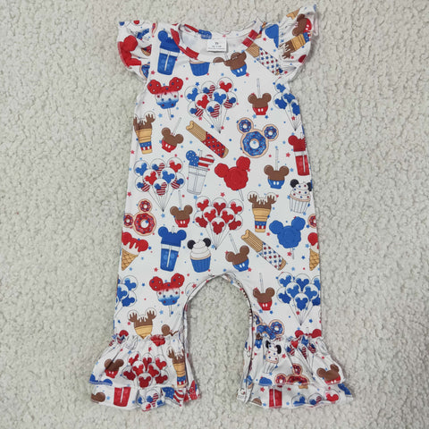 SR0047 Cartoon Infant Baby Girls Romber