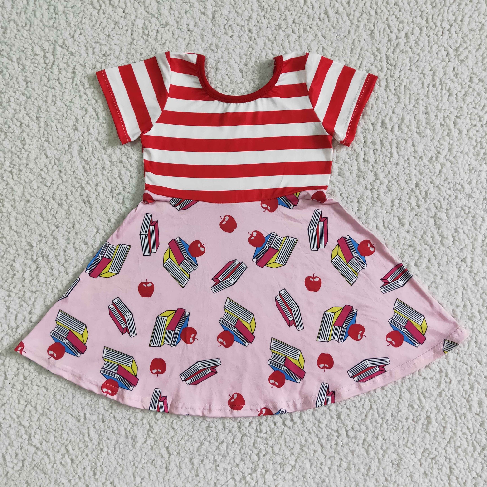 GSD0088 Baby Girls black school  Sleeve Dress