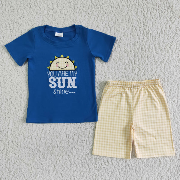 BSSO0057 Baby Boys  Summer Shorts Sets