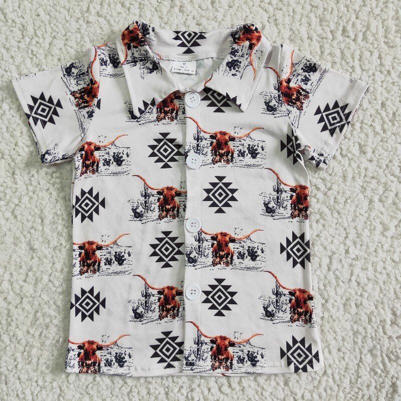 Cow Boys Shirt  for summer