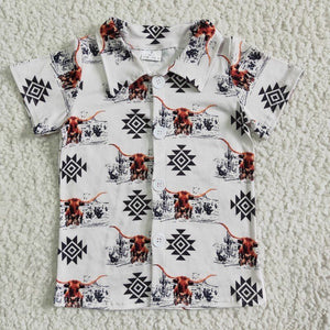 Cow Boys Shirt  for summer