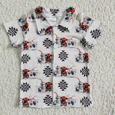 Cow Boys Shirt  for summer