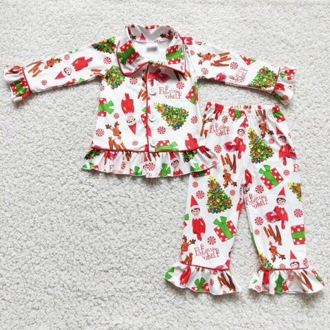 Christmas Girl Pajama Set