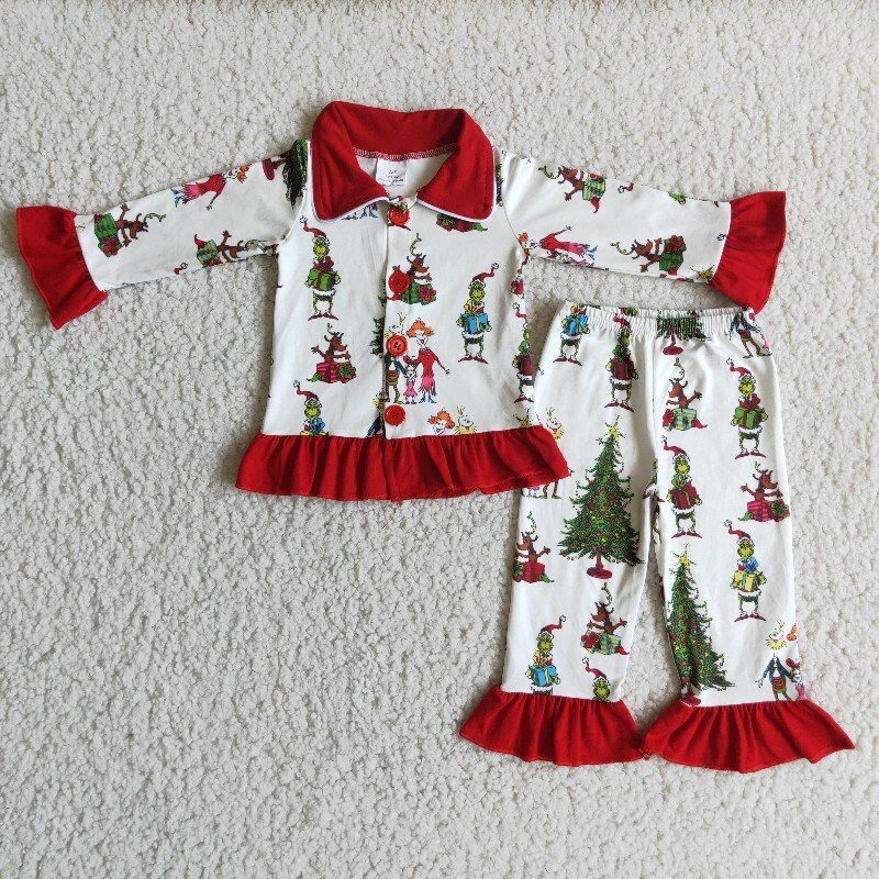 Christmas Girl Pajama Set