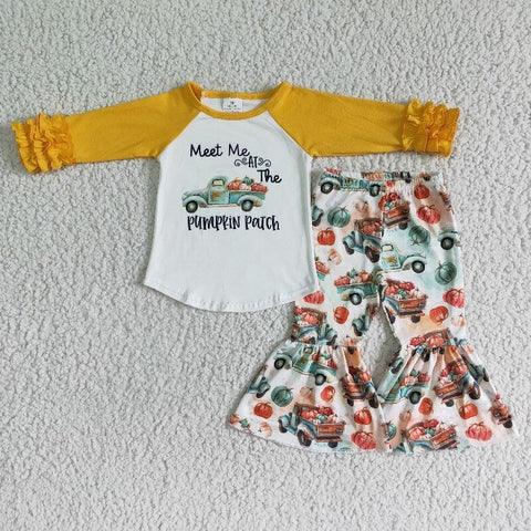 Thanksgiving Pumpkin Girl Set