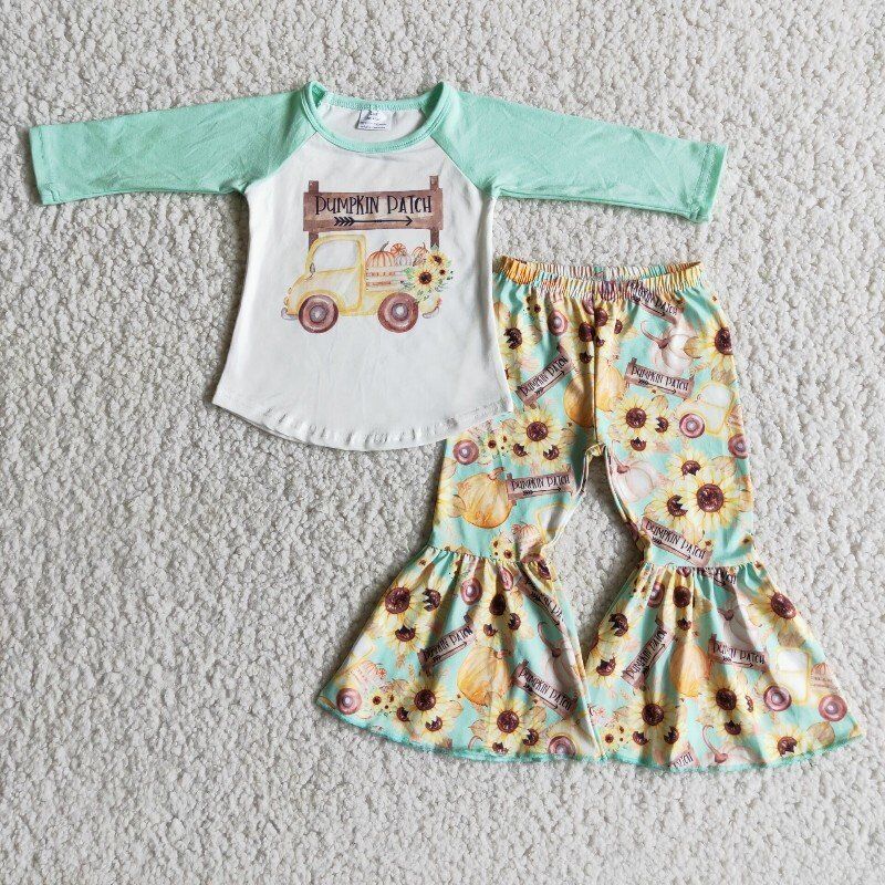 Thanksgiving Pumpkin  Girl Set