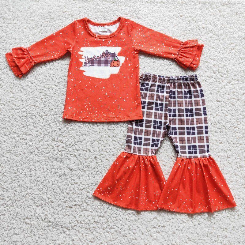 Thanksgiving Pumpkin  Girl Set