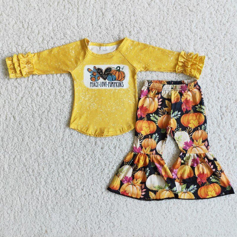 Thanksgiving Pumpkin  Girl Set