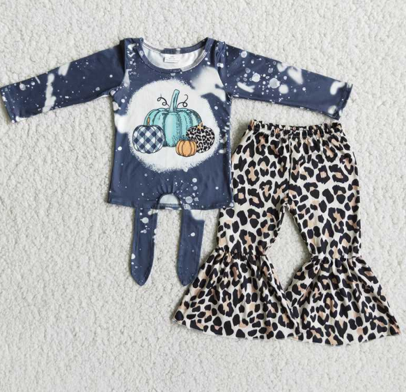 Thanksgiving Pumpkin  Girl Set