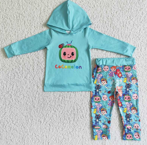 Baby Boys Hoodies Long Sleeve and Long Pants Sets