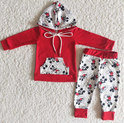 Baby Boys Hoodies Long Sleeve and Long Pants Sets