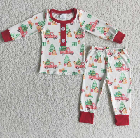 Christmas  Boys Winter Pajama Set