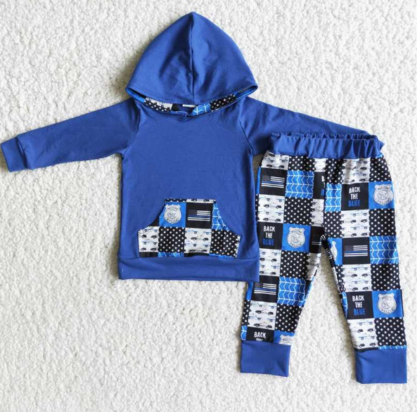 Baby Boys Hoodies Long Sleeve and Long Pants Sets