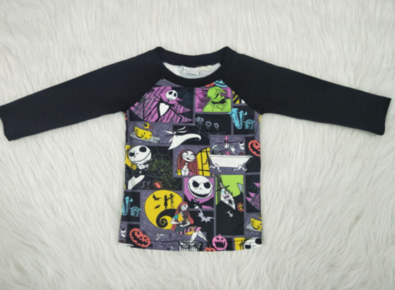 Black Devil Boy Long Sleeve Top