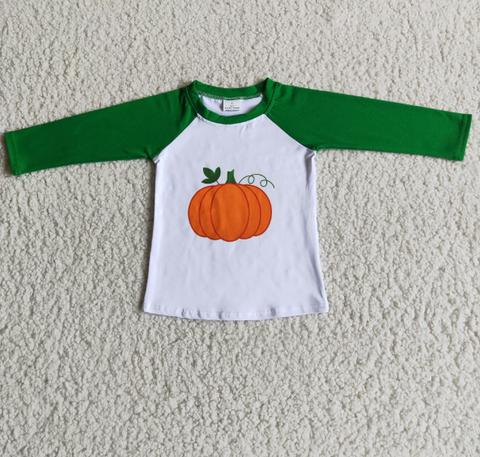 6 A29-11 Boy Pumpkin Long Sleeve Top