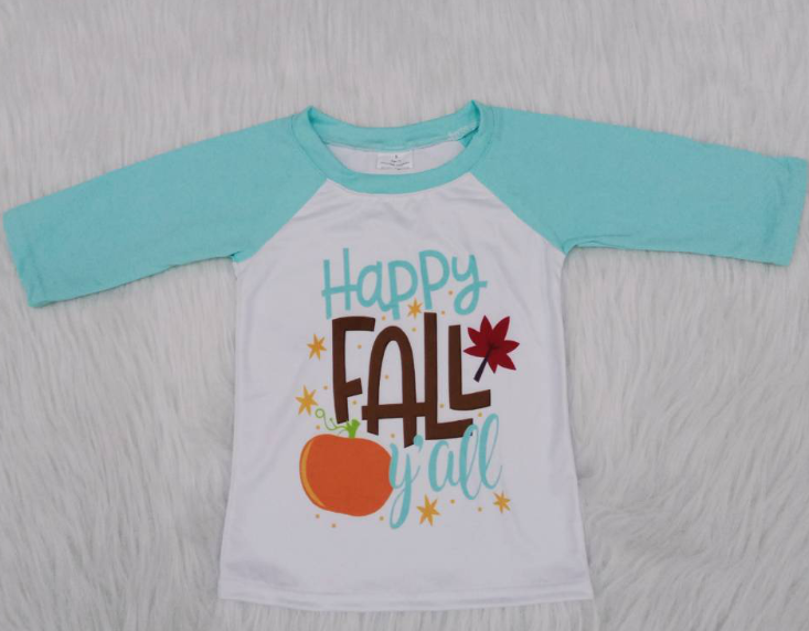 6 A11-11 Boy Pumpkin Maple Long Sleeve Top