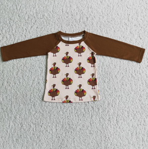 6 C6-34 Boy Turkey Long Sleeve Top