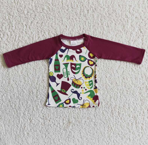 6 A20-5 Purple Long Sleeve Top
