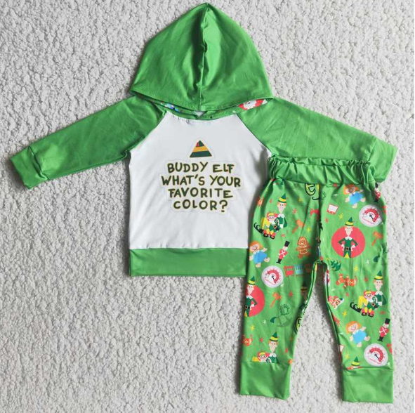 Christmas Baby Boys Hoodies Long Sleeve and Long Pants Sets