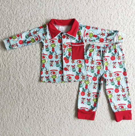 Christmas  Boys Winter Pajama Set