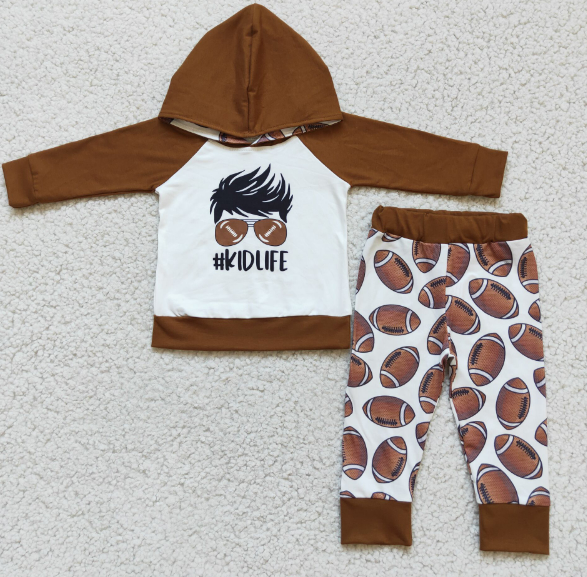 Baby Boys Hoodies Long Sleeve and Long Pants Sets