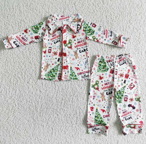 Christmas  Boys Winter Pajama Set
