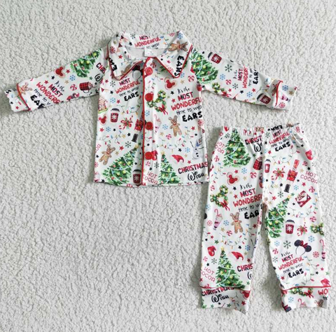 Christmas  Boys Winter Pajama Set