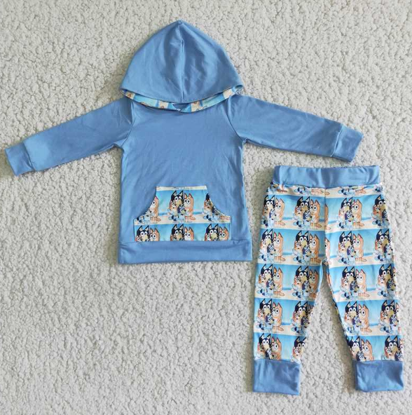 Baby Boys Hoodies Long Sleeve and Long Pants Sets