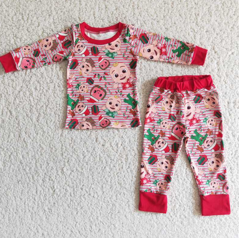 Christmas  Boys Winter Pajama Set