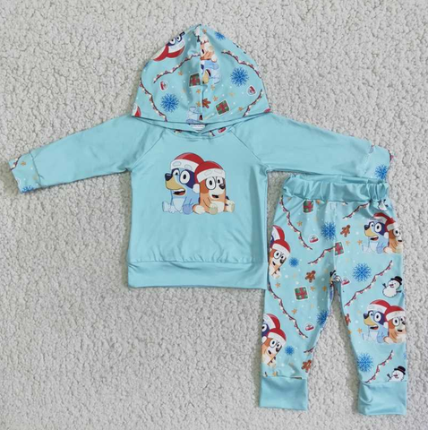 Christmas boy Hoodies Long Sleeve and Long Pants Sets
