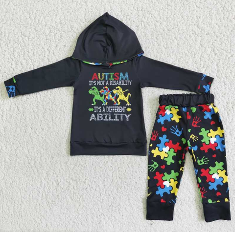 Baby Boys Hoodies Long Sleeve and Long Pants Sets