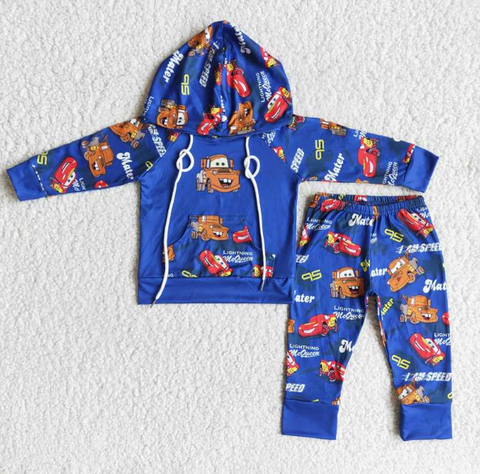 Baby Boys Hoodies Long Sleeve and Long Pants Sets