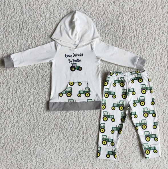 Baby Boys Hoodies Long Sleeve and Long Pants Sets