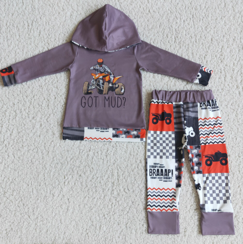 Baby Boys Hoodies Long Sleeve and Long Pants Sets