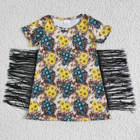 GSD0056 Sapphire tassel Baby dress