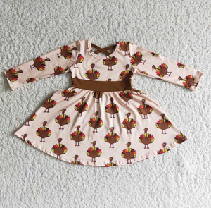 6 C10-19 turkey long sleeve dress