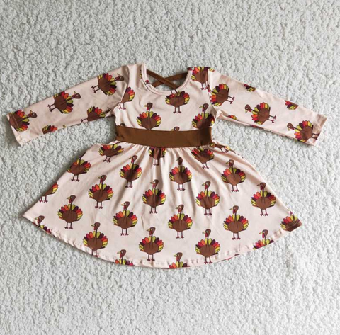 6 C10-19 turkey long sleeve dress