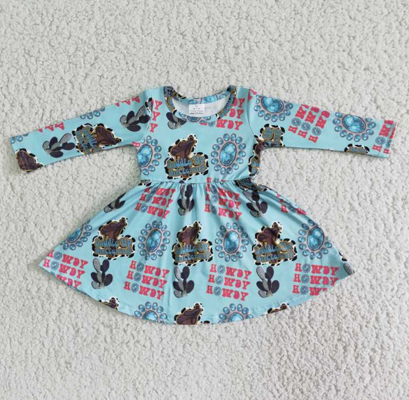 6 B13-9 Alphabet Blue dress