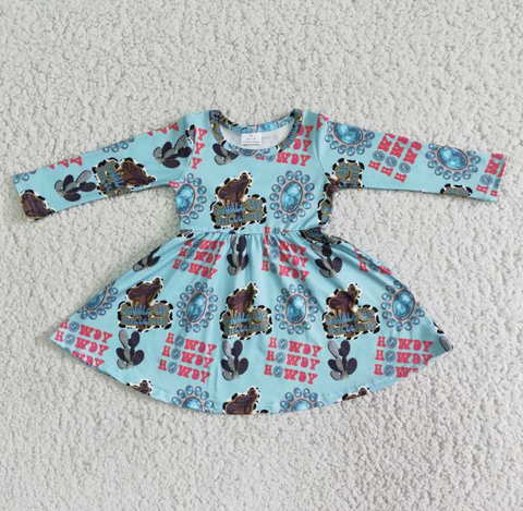 6 B13-9 Alphabet Blue dress