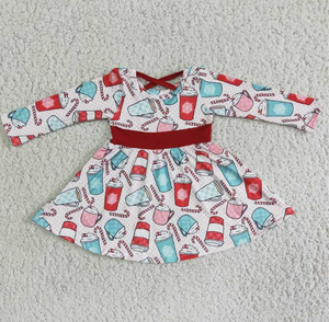 6 B12-19 Cup long sleeve dress