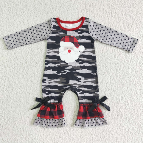 6 A24-9 Pumpkin Santa Claus  Infant Baby Girls Romber