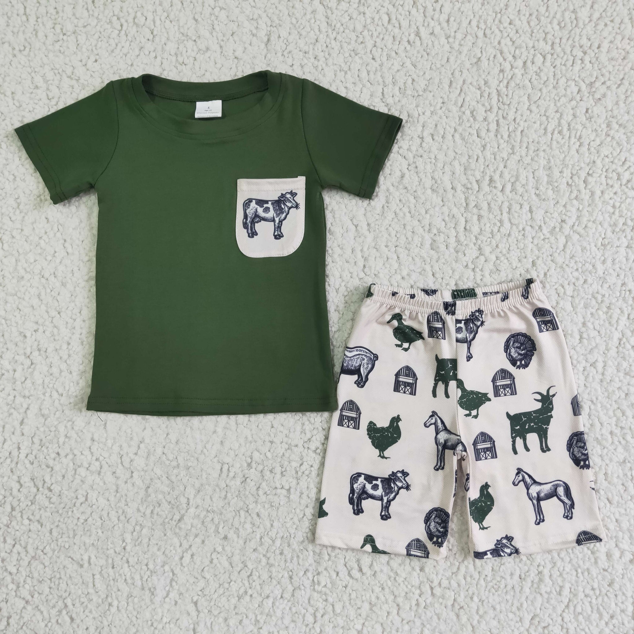 BSSO0046 Baby Boys  Summer Shorts Sets