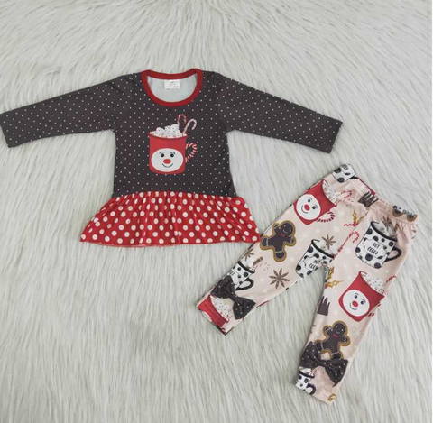Smiley Teacup Long Sleeve Set